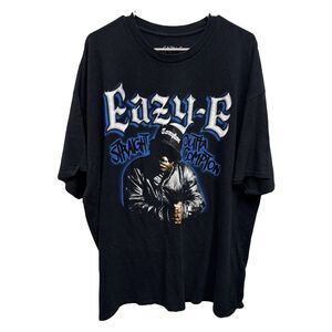 Eazy-E Straight Outta Compton T Shirt 2XL Cotton Black Graphic Short Sleeve